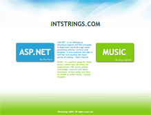 Tablet Screenshot of intstrings.com